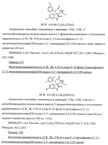 Производные спироиндолинона (патент 2435771)