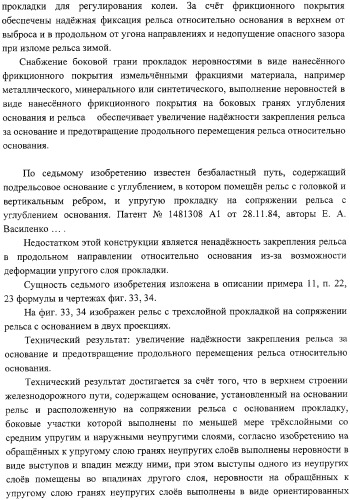 Рельсовое скрепление (варианты), устройство для закрепления рельса на основании (варианты) и верхнее строение железнодорожного пути (варианты) (патент 2318944)