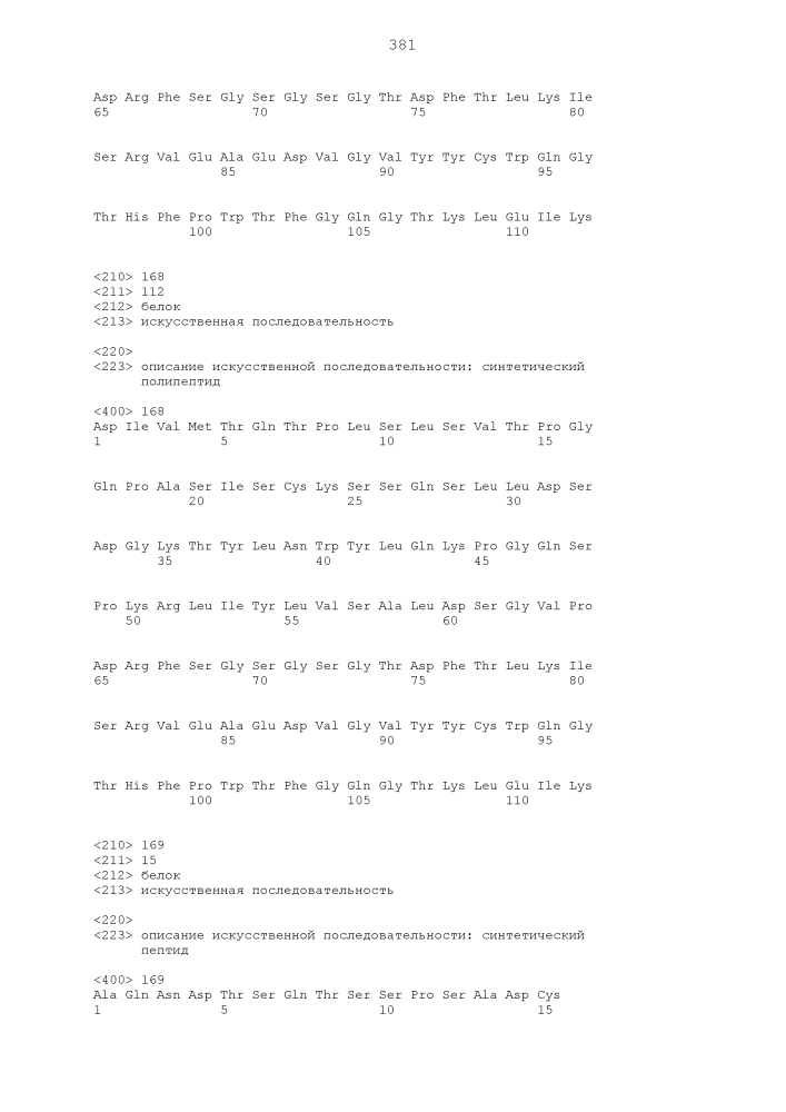 Иммуноглобулины k cd52 человека (патент 2603743)