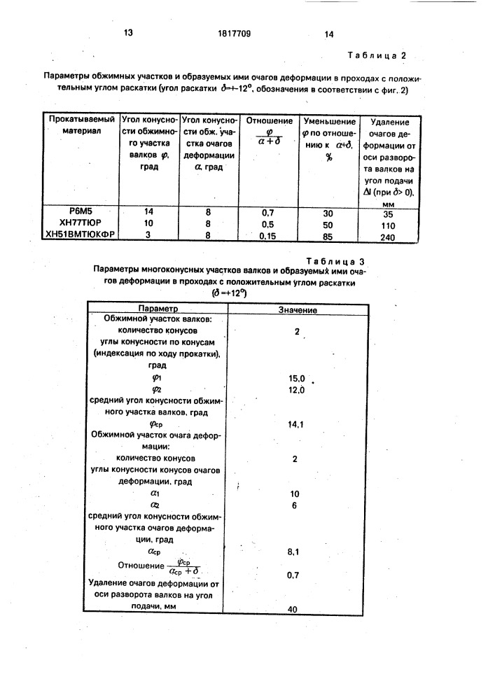 Способ реверсивной прокатки сплошных круглых профилей (патент 1817709)