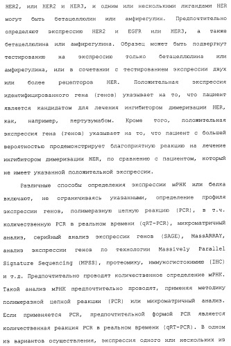 Продление времени до прогрессирования заболевания или продолжительности жизни у онкологических больных с применением ингибиторов димеризации her (патент 2404806)