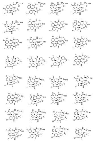 Спирооксиндольные антагонисты mdm2 (патент 2553269)