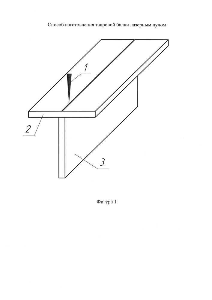 Способ изготовления тавровой балки лазерным лучом (патент 2653396)