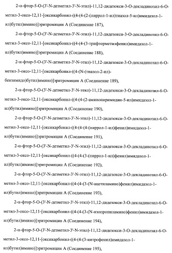 Кетолидные производные в качестве антибактериальных агентов (патент 2397987)