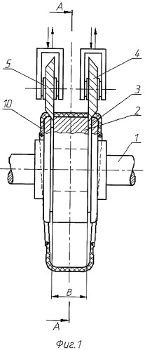 Устройство для одновременного разрезания по двум или нескольким линиям реза покрышки (патент 2441753)
