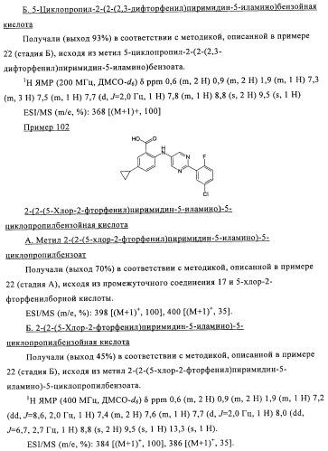 Производные азабифениламинобензойной кислоты в качестве ингибиторов dhodh (патент 2481334)