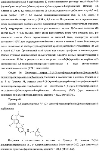 Производные феноксихроманкарбоновой кислоты, замещенные в 6-ом положении (патент 2507200)