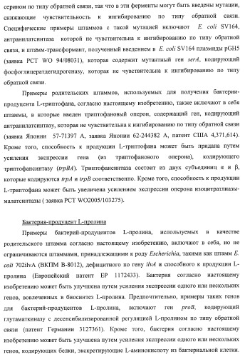 Способ получения l-треонина с использованием бактерии, принадлежащей к роду escherichia, в которой инактивирован ген ygid (патент 2396349)