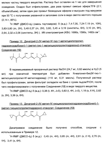 Соли бис-(тиогидразидамида) для лечения рака (патент 2406722)