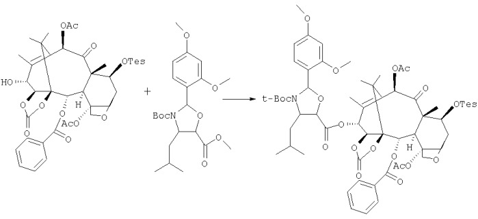 Способ получения производных таксана (патент 2275365)