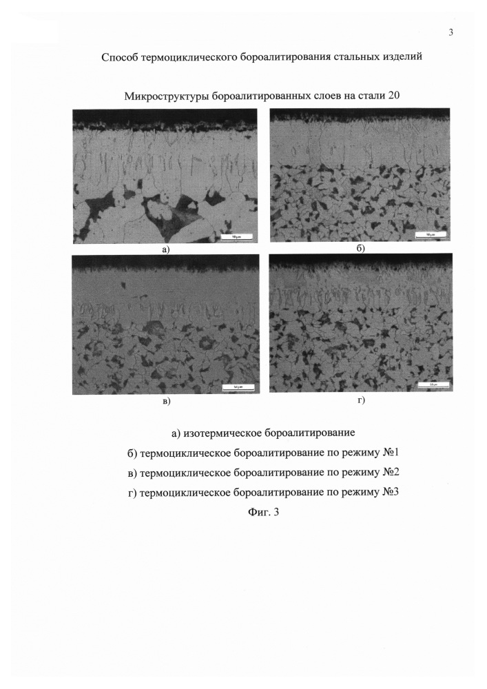 Способ термоциклического бороалитирования стальных изделий (патент 2635589)