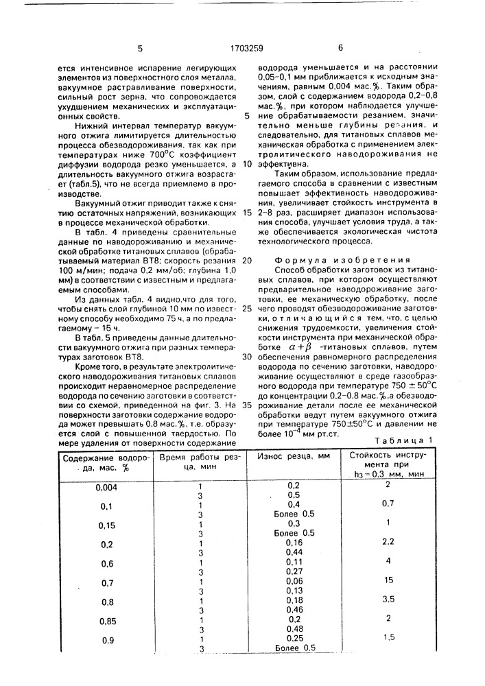 Способ обработки заготовок из титановых сплавов (патент 1703259)