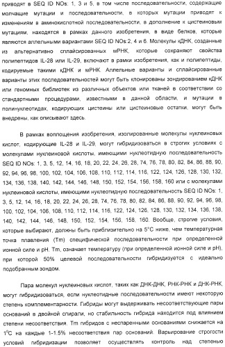 Применение il-28 и il-29 для лечения карциномы и аутоиммунных нарушений (патент 2389502)