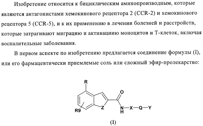 Антагонисты рецептора хемокина (патент 2395506)