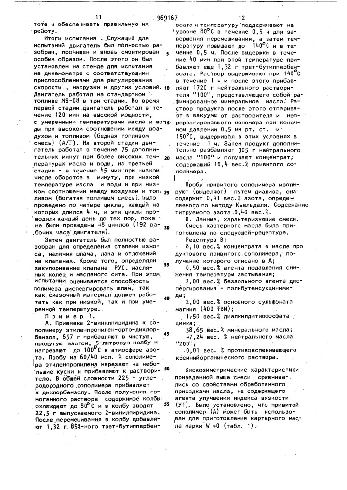 Способ получения привитых сополимеров (патент 969167)