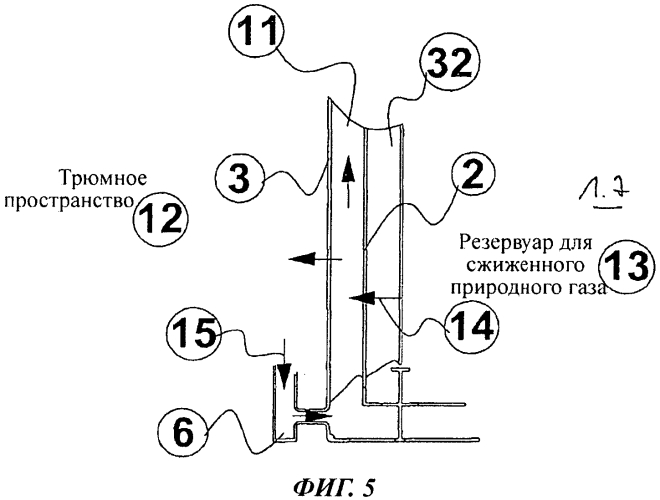 Резервуар для холодной или криогенной жидкости (патент 2564484)