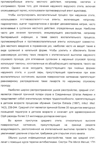 Диспергируемая фармацевтическая композиция для лечения мастита и ушных расстройств (патент 2321423)