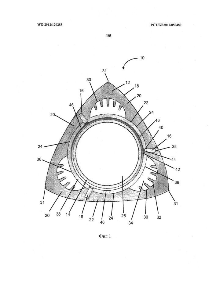 Ротор роторного двигателя (патент 2608848)