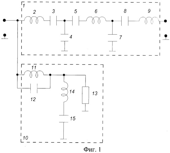 Полосовой lc-фильтр с постоянным входным сопротивлением в полосах задерживания (патент 2513762)