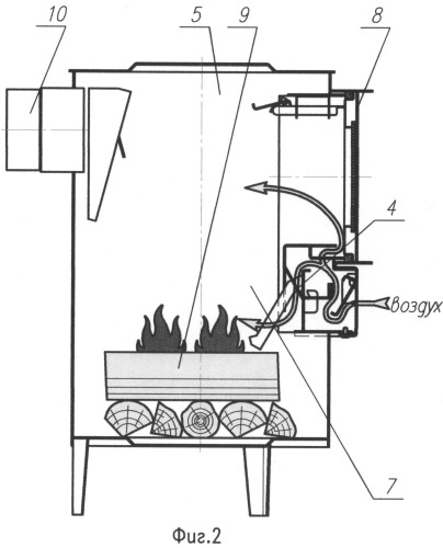 Способ обеспечения горения топлива (патент 2417341)