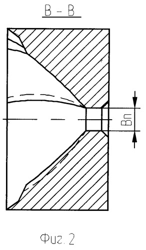 Способ прессования прямоугольных профилей из алюминиевых сплавов и матрица для реализации данного способа (патент 2255823)