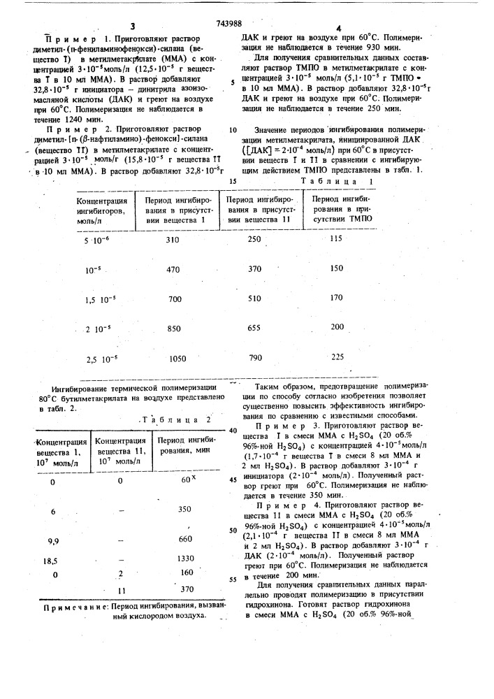 Способ стабилизации алкиловых эфиров метакриловой кислоты (патент 743988)