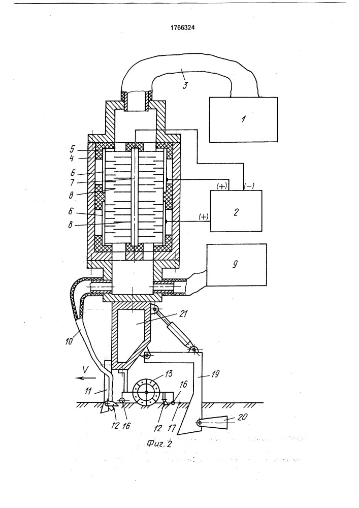 Устройство для обработки и подкормки почвы (патент 1766324)