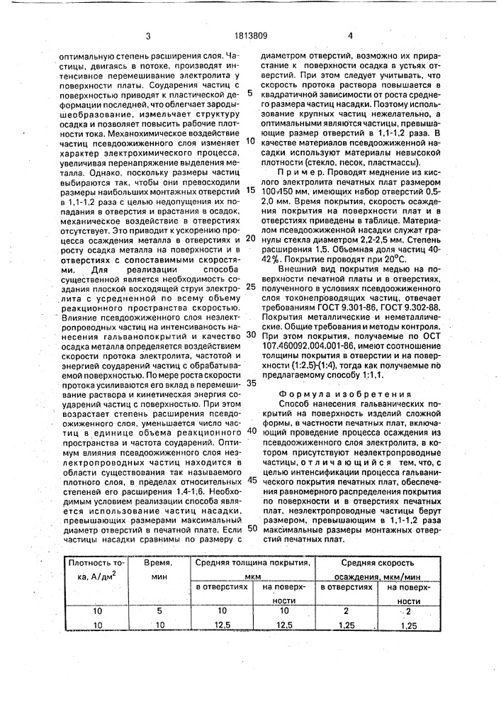 Способ нанесения гальванических покрытий на поверхность изделий сложной формы (патент 1813809)