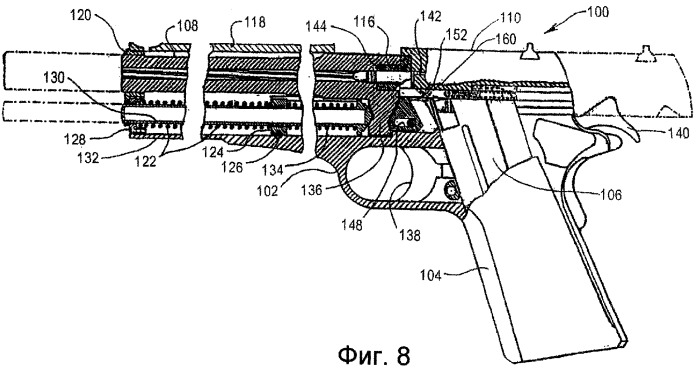 Механизм контроля отдачи для оружия (патент 2267732)