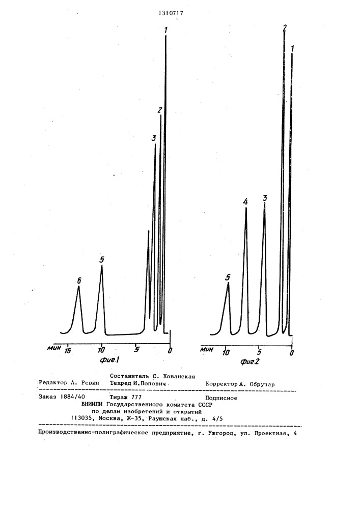 Неподвижная фаза для газовой хроматографии (патент 1310717)