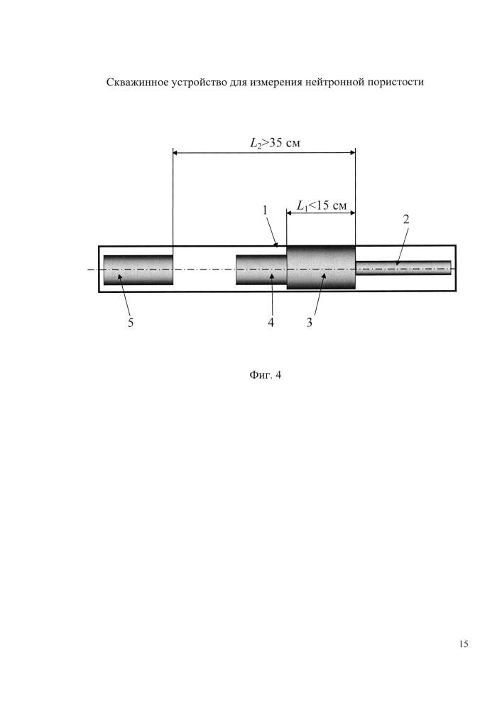 Скважинное устройство для измерения нейтронной пористости (патент 2624996)