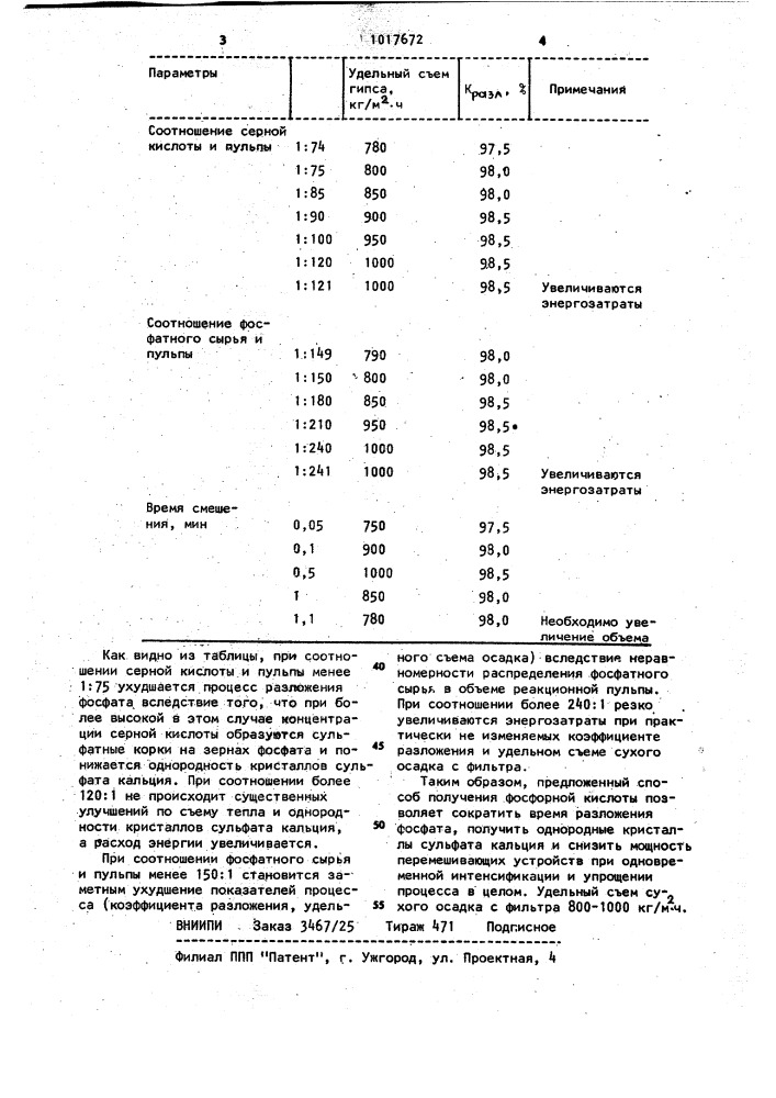 Способ получения фосфорной кислоты (патент 1017672)