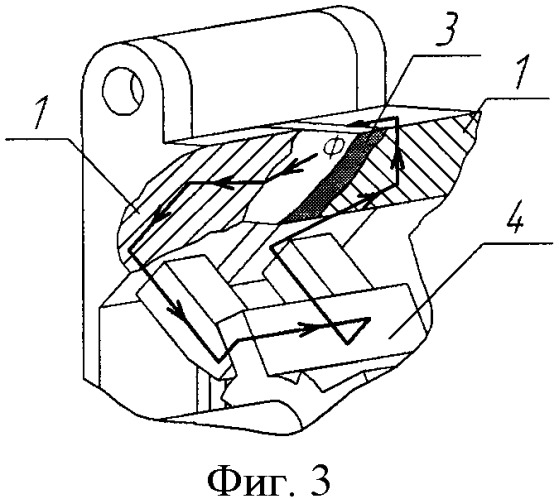 Мультимодульный быстродействующий поляризованный двухпозиционный электромагнит с поворотным якорем (патент 2339107)