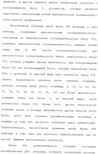 Гены corynebacterium glutamicum, кодирующие белки системы фосфоенолпируват-сахар-фосфотрансферазы (патент 2326170)