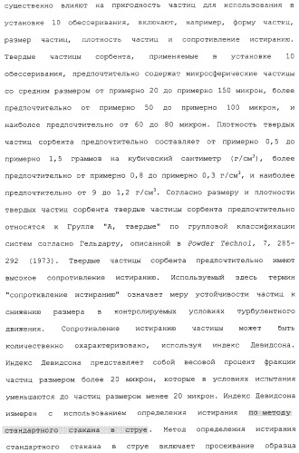 Система для обессеривания с механизмом переноса сорбента (патент 2312885)