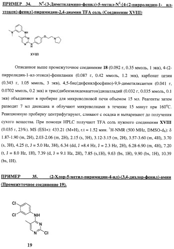 Би-арил-мета-пиримидиновые ингибиторы киназы (патент 2448959)