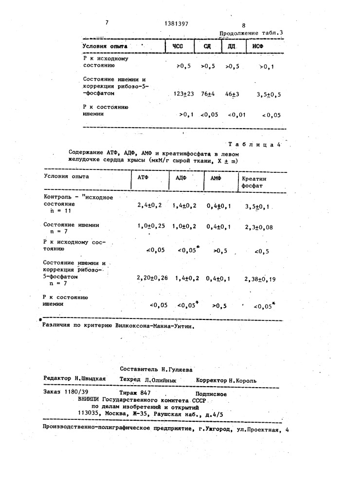 Способ моделирования острой ишемии сердца (патент 1381397)