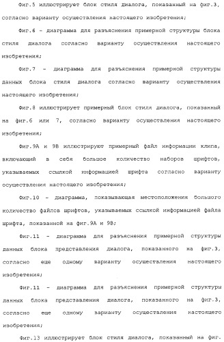 Носитель для хранения информации, записывающий поток основанных на тексте субтитров, устройство и способ, его воспроизводящие (патент 2324988)