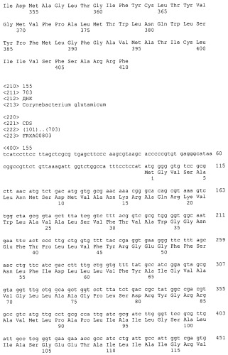 Гены corynebacterium glutamicum, кодирующие белки резистентности и толерантности к стрессам (патент 2303635)