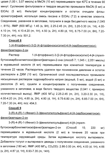 Производные дифенилазетидинона, способы их получения, содержащие их фармацевтические композиции и комбинация и их применение для ингибирования всасывания холестерина (патент 2333199)