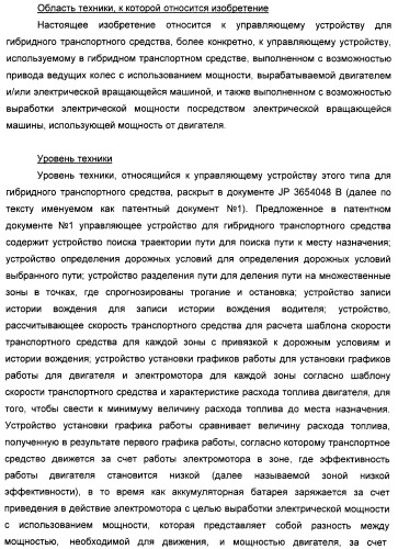 Управляющее устройство для гибридного транспортного средства (варианты) (патент 2406627)