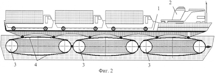 Способ формирования надводного транспорта для перевозки грузов (вариант русской логики - версия 8) (патент 2533370)