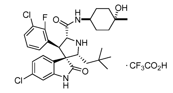Спирооксиндольные антагонисты mdm2 (патент 2553269)