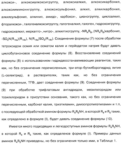 Производные бензотиазолциклобутиламина в качестве лигандов гистаминовых h3-рецепторов, фармацевтическая композиция на их основе, способ селективной модуляции эффектов гистаминовых h3-рецепторов и способ лечения состояния или нарушения, модулируемого гистаминовыми h3-рецепторами (патент 2487130)