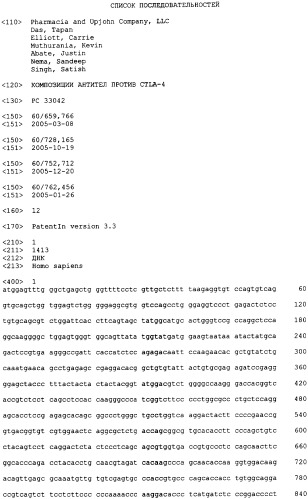 Композиция антител против ctla-4 (патент 2356579)