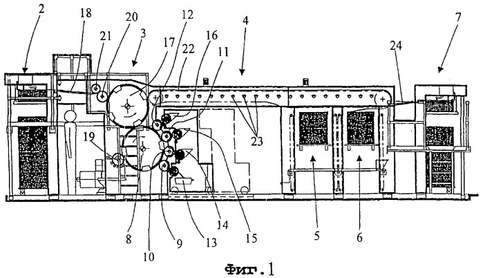 Листовая печатная машина и осуществляемый в этой машине способ (патент 2262447)