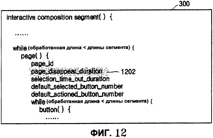 Запоминающий носитель, содержащий поток интерактивной графики, и устройство для его воспроизведения (патент 2471257)