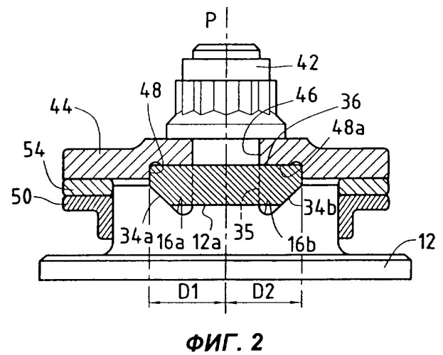 Направляющий аппарат компрессора и устройство управления поворотной лопаткой в этом аппарате ( варианты ) (патент 2295655)