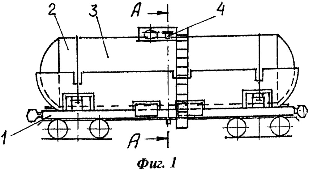Вагон-цистерна для затвердевающих продуктов (патент 2655396)