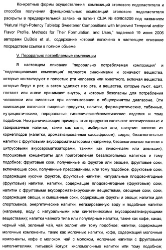 Интенсивный подсластитель для регулирования веса и подслащенные им композиции (патент 2428050)